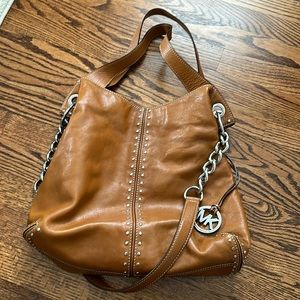 Michael Kors Studded Purse with matching wallet